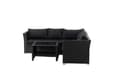 Miniatyrbild 2 av 5: Haiti lounge set 4 delar svart.
