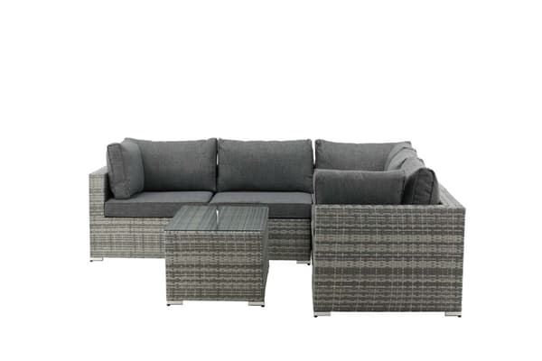 Amazon lounge set 2 delar grå.