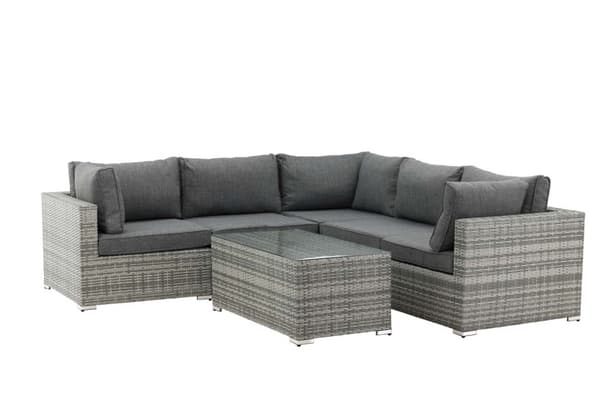 Amazon lounge set 2 delar grå.