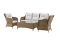 Miniatyrbild 1 av 4: Vikelund lounge set 4 delar natur.