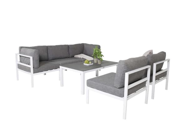 Copacabana lounge set 2 delar vit.
