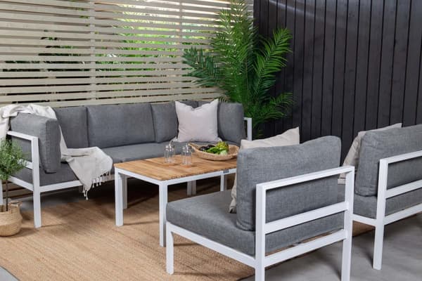 Brasilia lounge set 2 delar vit.