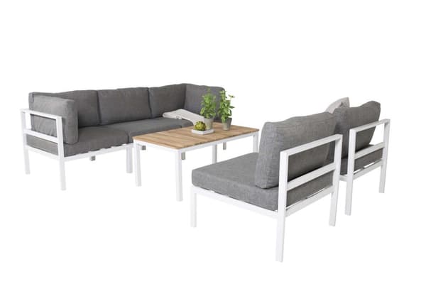 Brasilia lounge set 2 delar vit.
