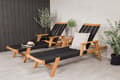 Miniatyrbild 2 av 4: Acacia lounge set 3 delar svart,natur.