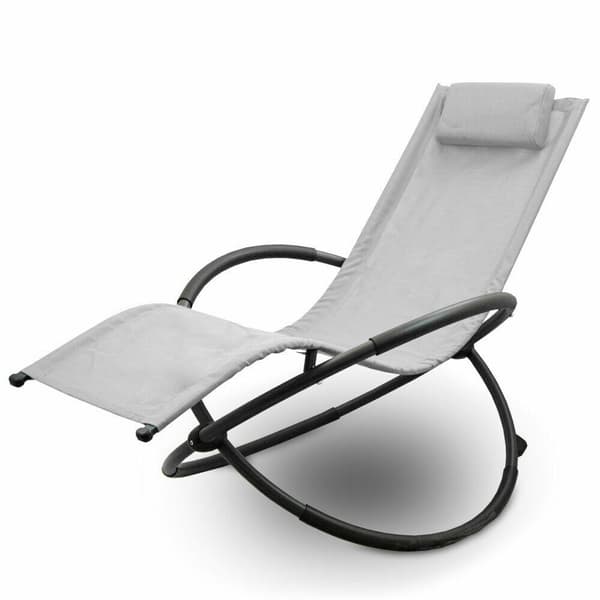 Set med tr�dg?rdsstolar p? l�pare, relaxrockers, 2 st