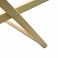 Miniatyrbild 2 av 3: Gr�n solstol, tr�dg?rdsstol i tr�, hopf�llbar, h�j- och s�nkbar
