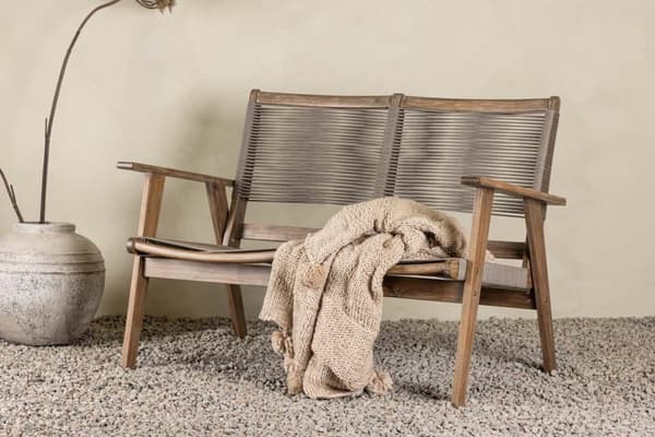 Little John havesofa 2 pers. brun.