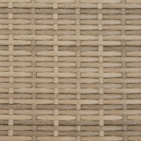 vidaXL loungesofa med hynder polyrattan beige