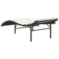 Miniatyrbillede 6 af 10: vidaXL liggestol med hynde 55x199x50 cm polyrattan sort