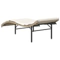 Miniatyrbillede 6 af 10: vidaXL liggestol med hynde 55x199x50 cm polyrattan beige