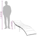 Miniatyrbillede 9 af 10: vidaXL liggestol med hynde 55x199x50 cm polyrattan beige