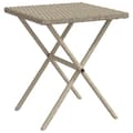 Miniatyrbillede 5 af 11: vidaXL liggestole 2 stk. med bord polyrattan lysegrå