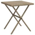 Miniatyrbillede 5 af 11: vidaXL liggestole 2 stk. med bord polyrattan beige