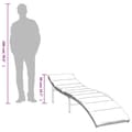 Miniatyrbillede 9 af 11: vidaXL liggestole 2 stk. med bord polyrattan beige