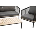 Miniatyrbild 5 av 5: Andorra lounge set 4 delar svart,natur.