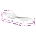 Miniatyrbillede 10 af 10: liggestole 2 stk. 205x60x31,5 cm massivt fyrretræ