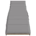 Miniatyrbild 5 av 10: Solsängar 2 st med bord beige konstrotting