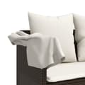 Miniatyrbillede 7 af 10: vidaXL loungesofa med hynder polyrattan brun