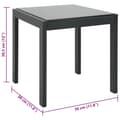 Miniatyrbillede 9 af 9: vidaXL liggestole 2 stk. med bord textilene og stål