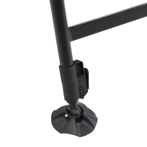 vidaXL fiskestol med justerbare fødder foldbar camouflage
