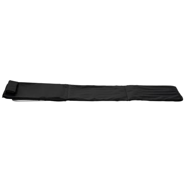 Rootz Beach lepotuoli - Aurinkotuoli - Puutarhatuoli - Taittuva säädettävä selkänoja - Sivutasku - PE-kangas - EPE-villa - Musta - 48cm x 134cm x 33-4