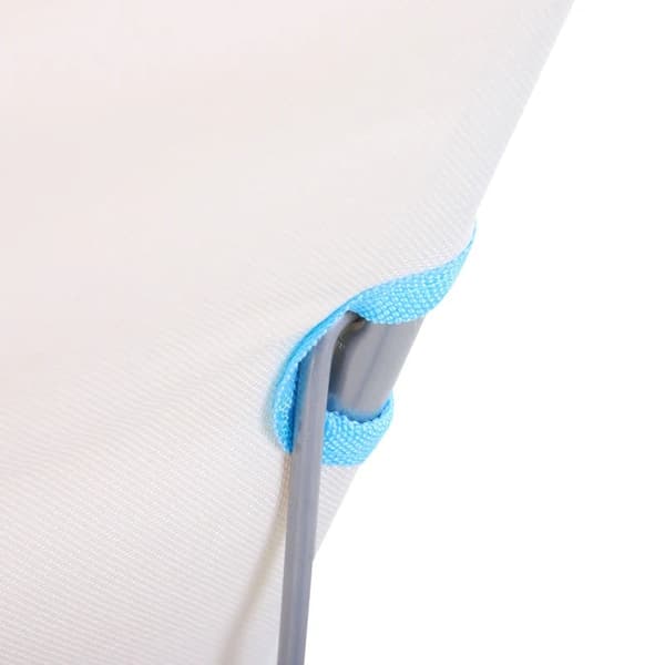 Rootz Beach Lounger - Sun Lounger - Have Lounger - Foldebar justerbar ryglæn - Sidelomme - PE stof - EPE Uld - Beige - 48cm x 134cm x 33-43cm