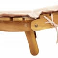 Miniatyrbillede 9 af 10: vidaXL liggestole med hynder 2 stk. massivt akacietræ beige