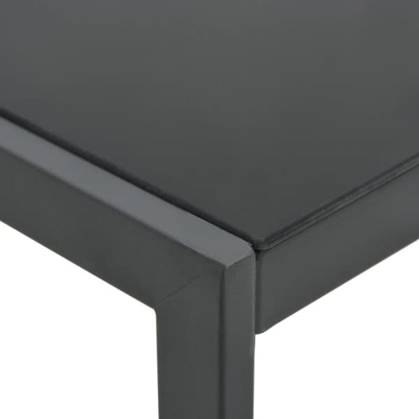 vidaXL liggestole 2 stk. med bord textilene og stål -  Solsenge & liggestole