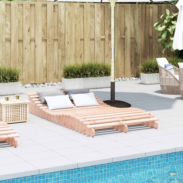 vidaXL Solsäng 205x110x31,5 cm massivt douglasträ - Solsängar