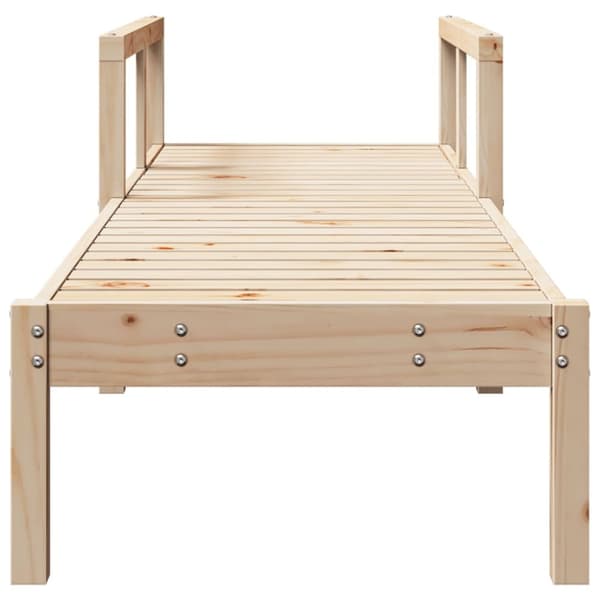 vidaXL Solsäng 199,5x62x55 cm massiv furu -  Solsängar