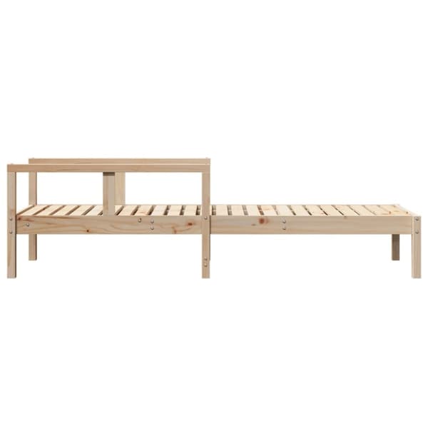 vidaXL Solsäng 199,5x62x55 cm massiv furu -  Solsängar