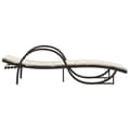 Miniatyrbillede 5 af 11: vidaXL liggestole 2 stk. med bord polyrattan brun