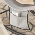 Miniatyrbild 6 av 8: Rootz Garden Rocking Lounger - Solstol - Trädgårdsstol - Ergonomisk design - Syntetfibertyg - Förvaringsficka - Stöder upp till 120 kg - 145cm x 84cm