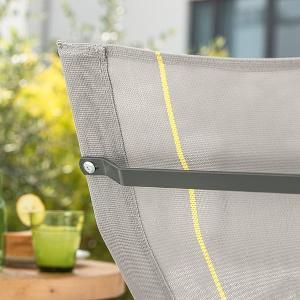 Rootz Garden Rocking Lounger - Solstol - Trädgårdsstol - Ergonomisk design - Syntetfibertyg - Förvaringsficka - Stöder upp till 120 kg - 145cm x 84cm