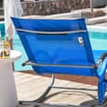 Pikkukuva 8 / 9: Rootz Garden Lounger - Aurinkotuoli - Lepotuoli - Hengittävä synteettinen kuitu - Irrotettava tyyny - Integroidut sivutaskut - Pehmeät EVA-käsinojat -