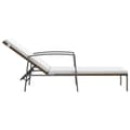 Miniatyrbillede 6 af 11: The Living Store liggestole 2 stk. med bord polyrattan brun -  Solsenge & liggestole