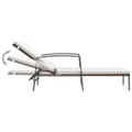 Miniatyrbillede 9 af 11: The Living Store liggestole 2 stk. med bord polyrattan brun -  Solsenge & liggestole