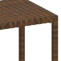 Miniatyrbillede 11 af 11: The Living Store liggestole 2 stk. med bord polyrattan brun -  Solsenge & liggestole