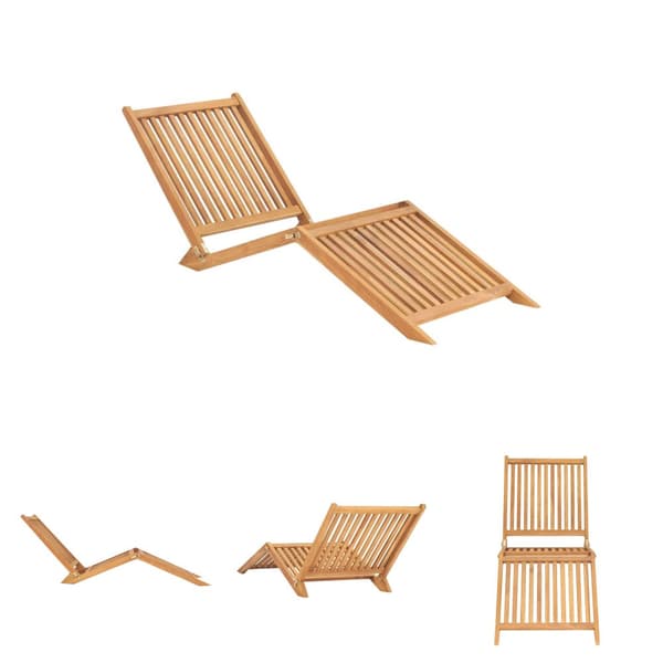 The Living Store Solsäng massiv teak -  Solsängar
