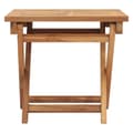 Miniatyrbild 10 av 11: The Living Store Solsäng med bord massiv teak -  Solsängar