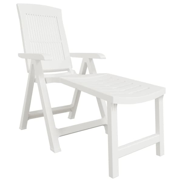 The Living Store havestol plastik hvid -  Solsenge & liggestole
