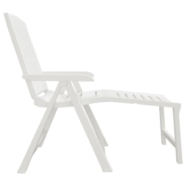 The Living Store havestol plastik hvid -  Solsenge & liggestole