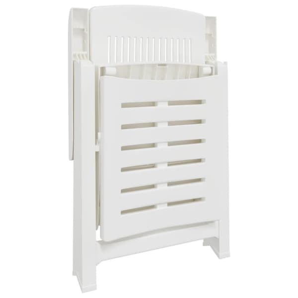 The Living Store havestol plastik hvid -  Solsenge & liggestole