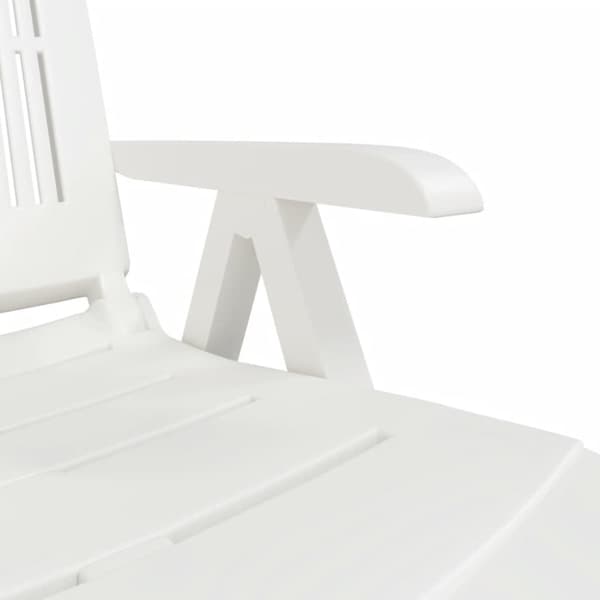 The Living Store havestol plastik hvid -  Solsenge & liggestole