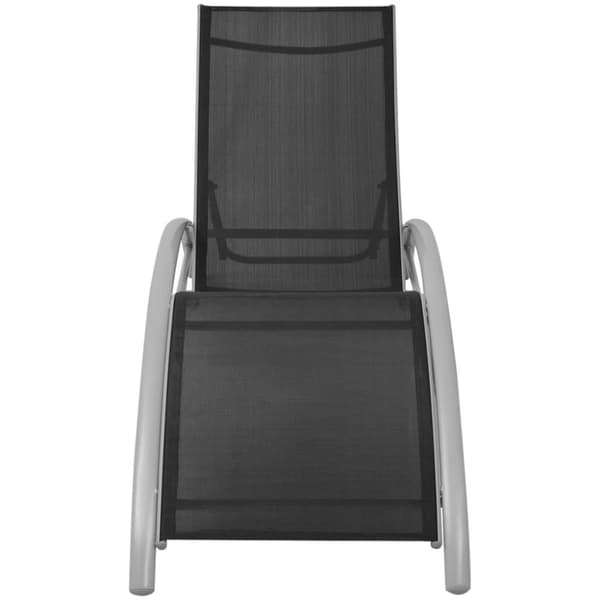 Solsängar - Living Solsängar med parasoll aluminium svart