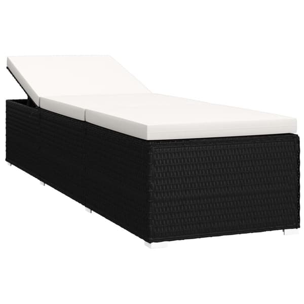 Solsängar - Living Solsängar och sidobord 3 delar konstrotting svart