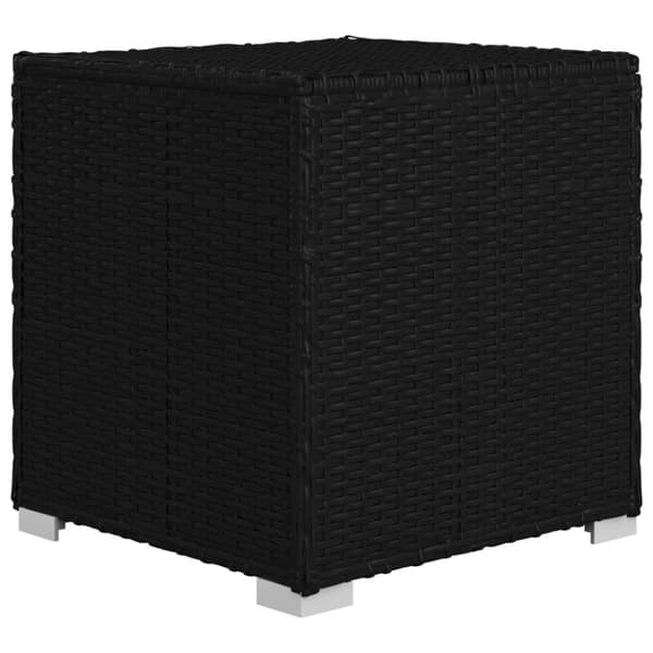 Solsängar - Living Solsängar och sidobord 3 delar konstrotting svart