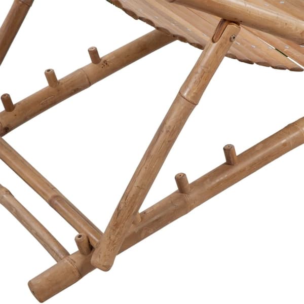 Solsängar - Living Solstol med fotstöd bambu