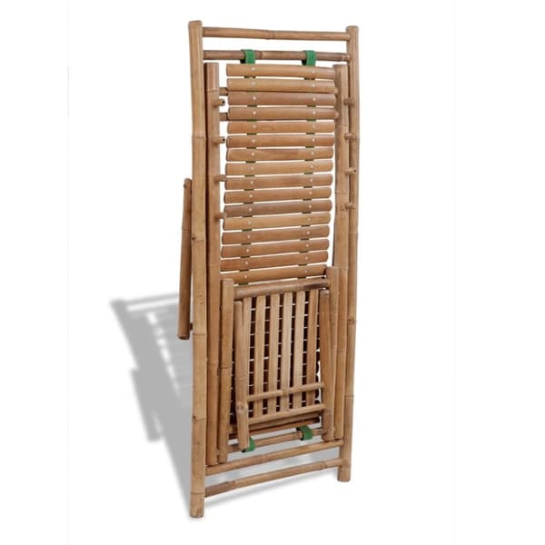 Solsängar - Living Solstol med fotstöd bambu