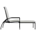 Miniatyrbillede 5 af 10: Solsenge & liggestole - Living liggestol med fodskammel polyrattan sort